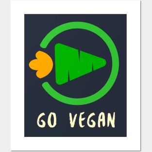 Go Vegan Posters and Art